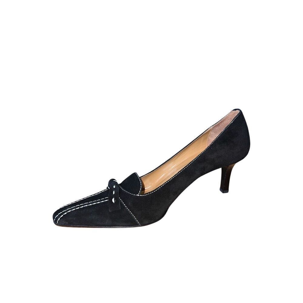 Collection Fifty Nine Lulu Black Suede Pointed Toe Pumps Women’s Size 10 NWB